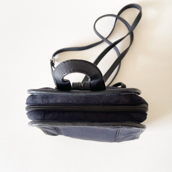 Coach Bag Backpack 6215 Neo Leather 90’s Retro Casual Chic Preppy Black Small - Picture 6 of 14